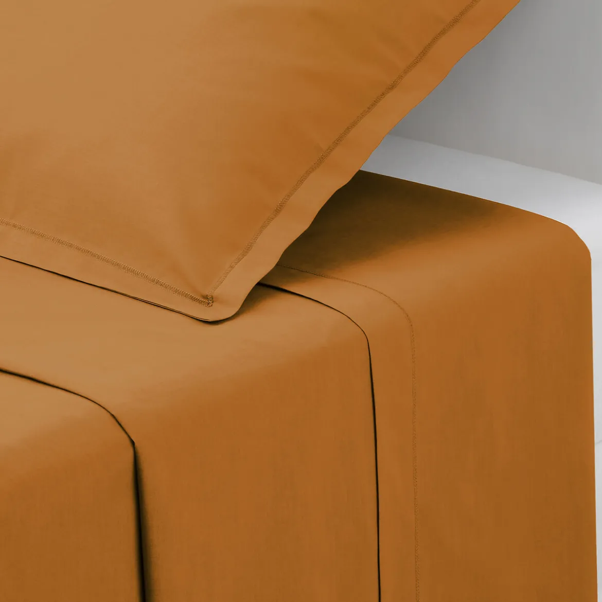 Drap plat en coton