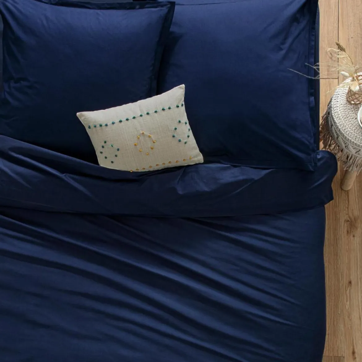 Drap plat en coton