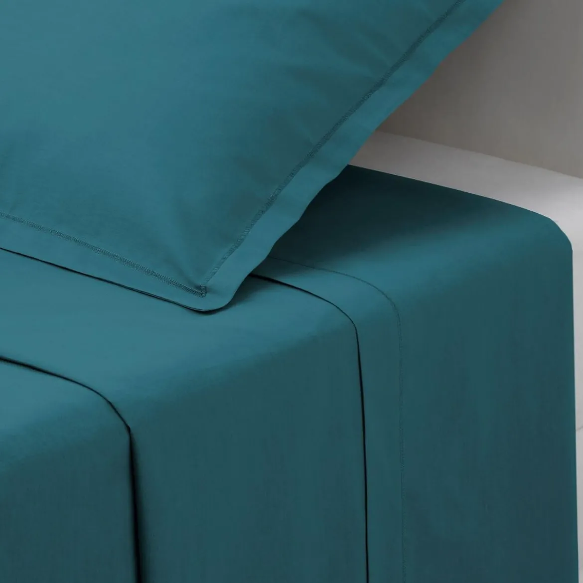 Drap plat en coton