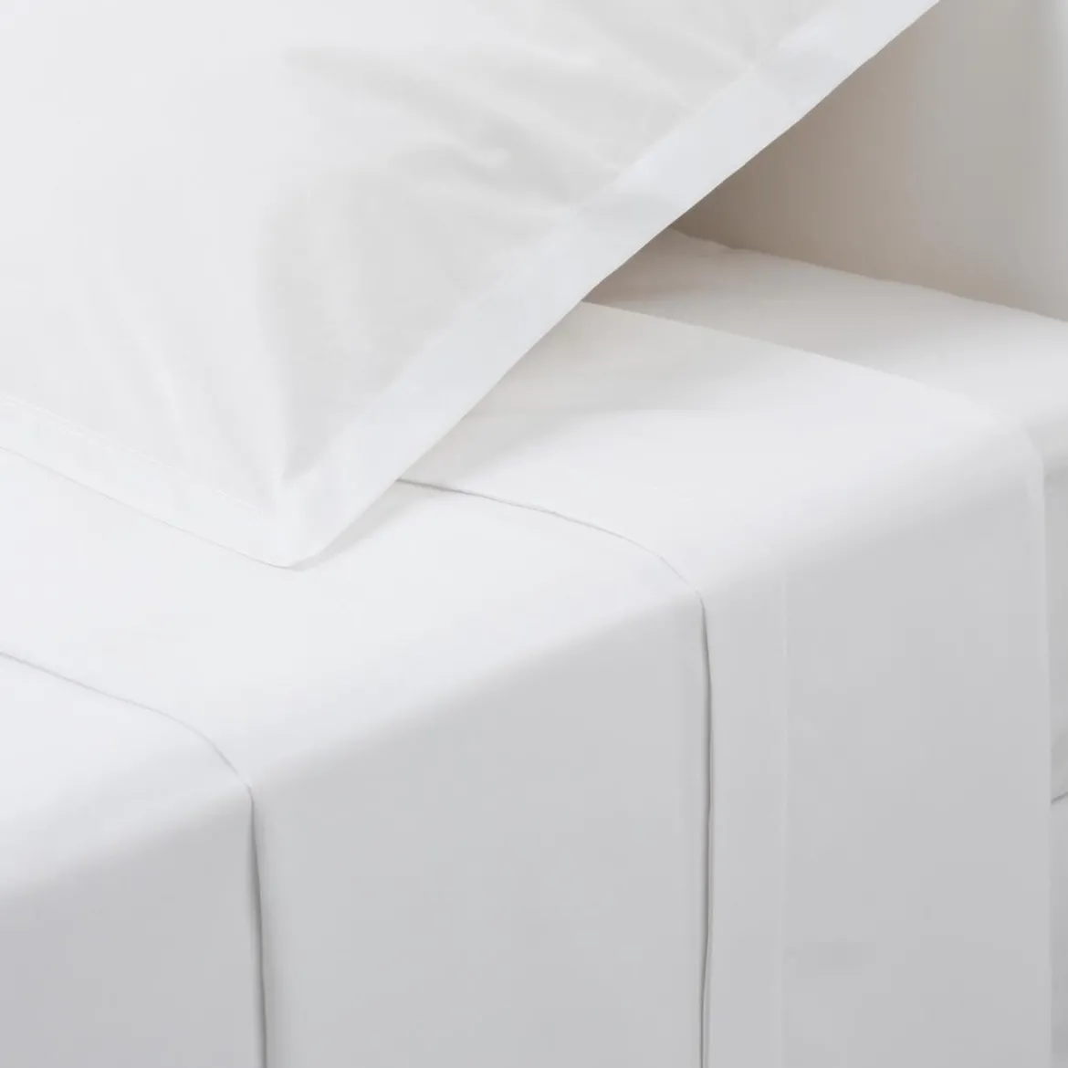 Drap plat en coton