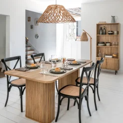 Ensemble table à manger "Colva" + 4 chaises "Isak"