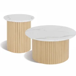Ensemble table basse et table d'appoint 
