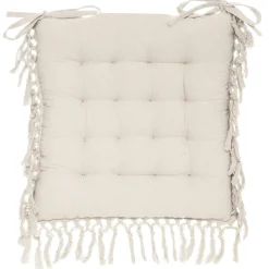 Galette de chaise macramé