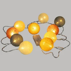 Guirlande LED 10 boules 