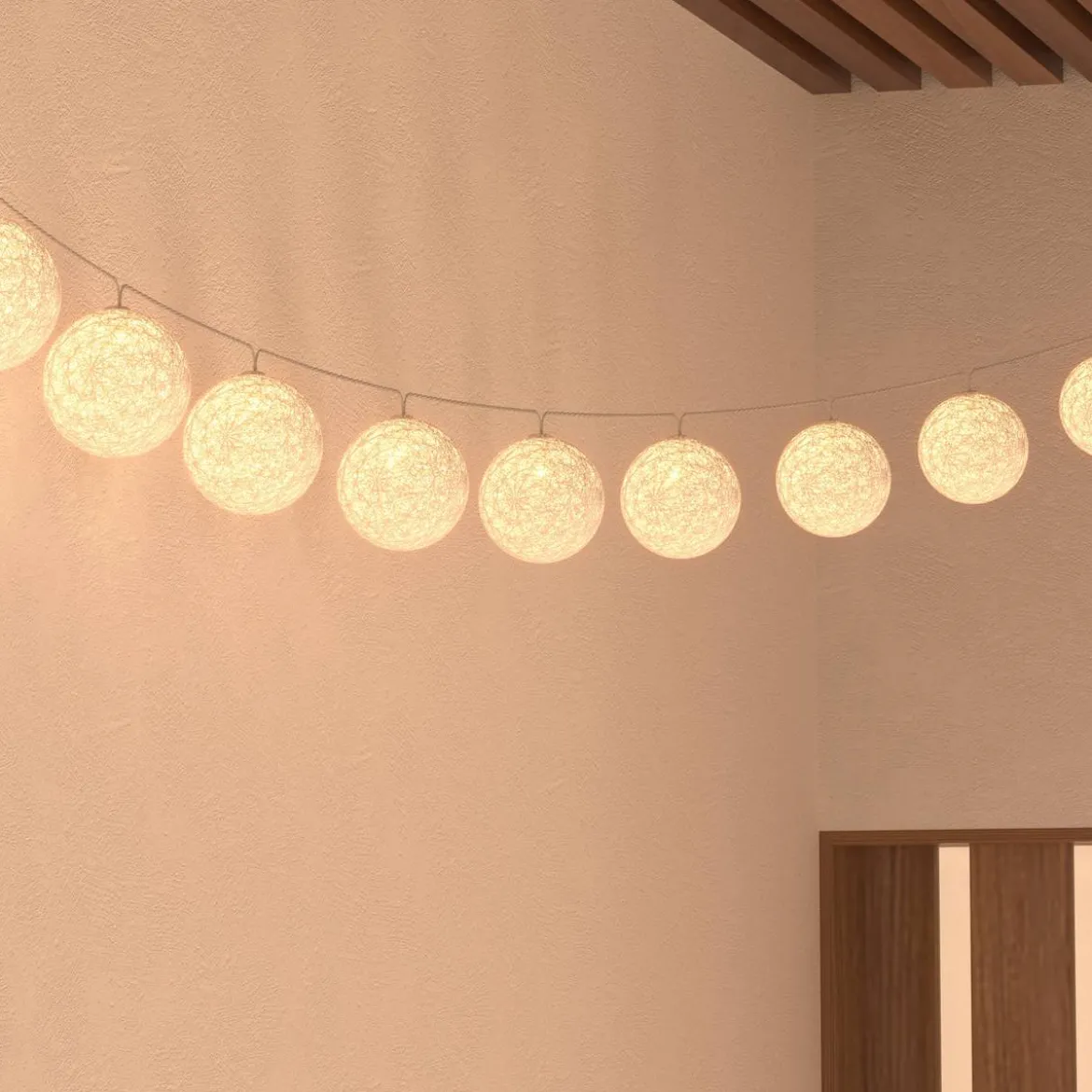 Guirlande lumineuse d'extérieur solaire