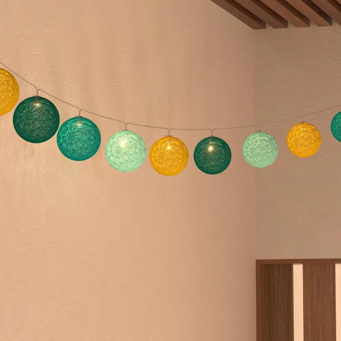 Guirlande lumineuse d'extérieur solaire