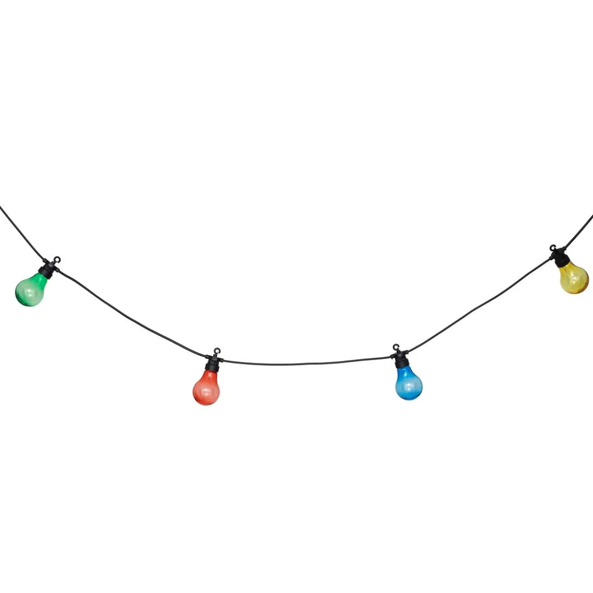 Guirlande lumineuse d'extérieur solaire Multicolore