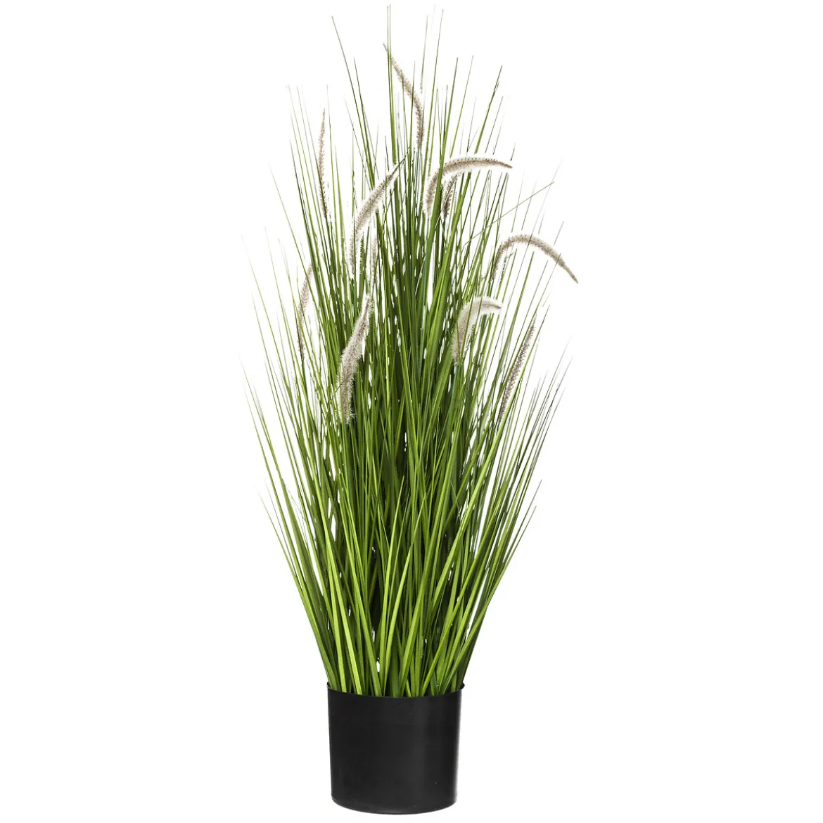 Herbe artificielle en pot