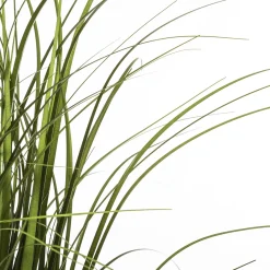 Herbe artificielle en pot