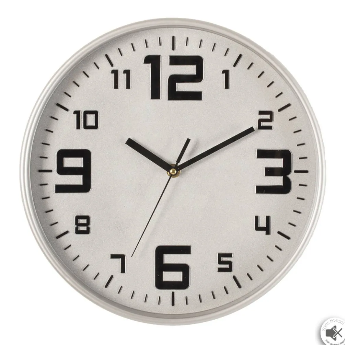 Horloge argent "Elian"