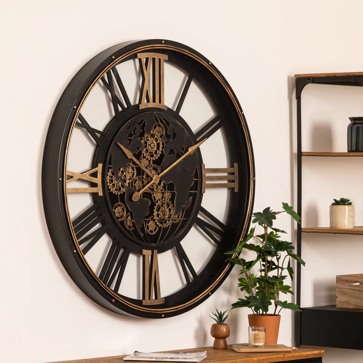 Horloge mécanique "Clark"