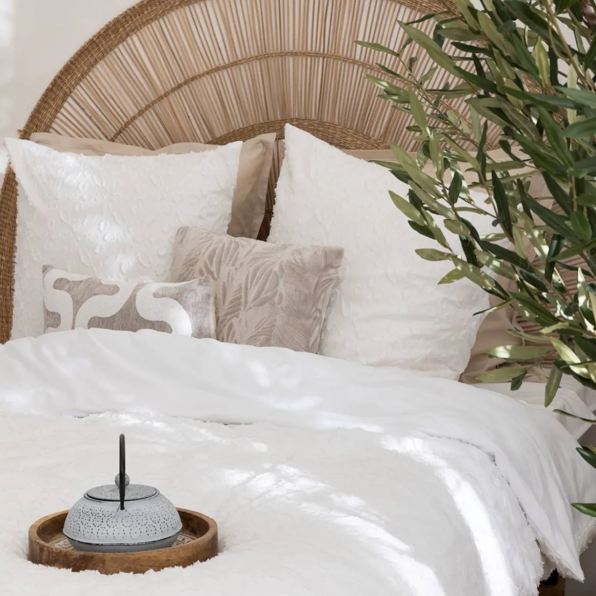Housse de coussin "Jeni", chenille