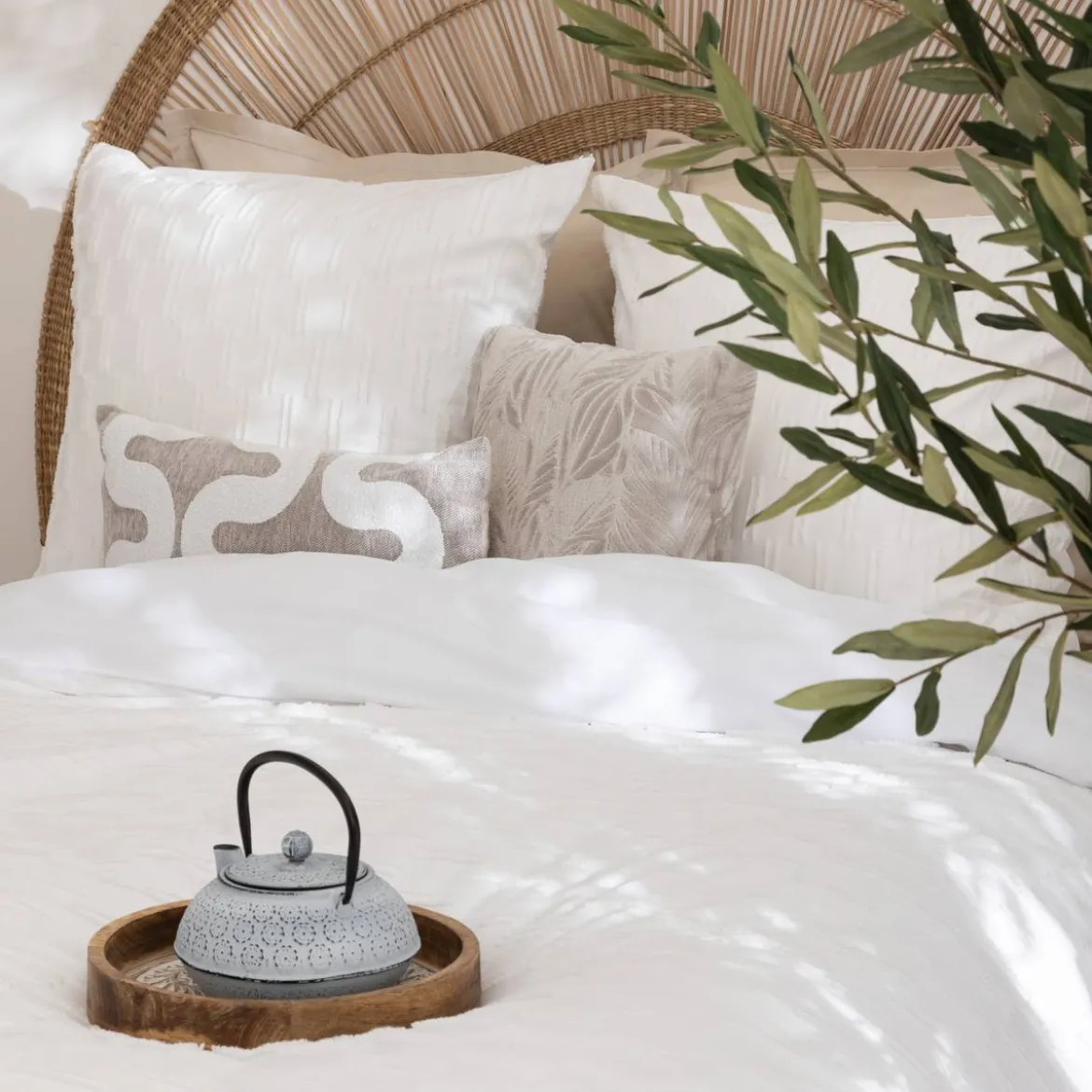 Housse de coussin "Jeni", chenille