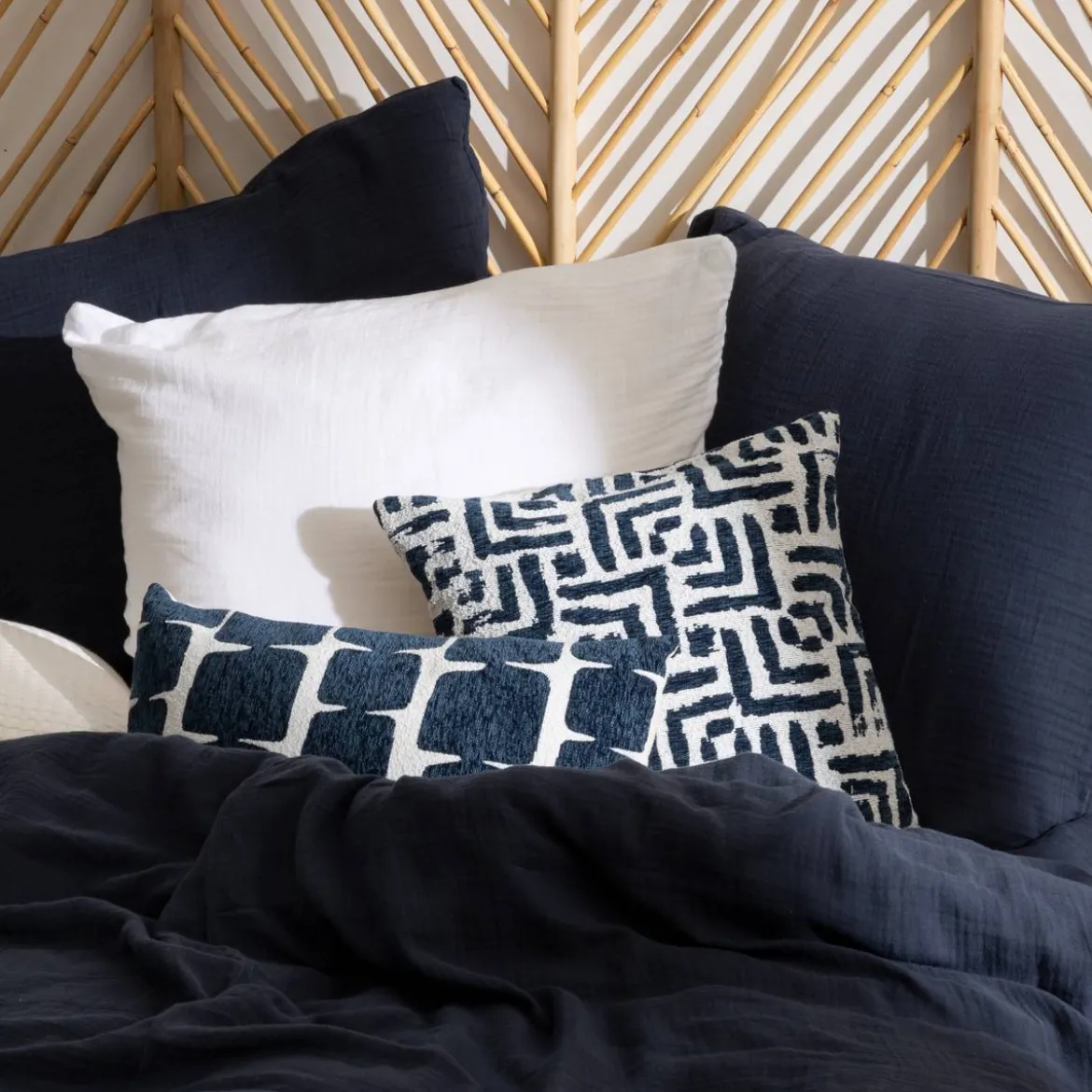 Housse de coussin "Jeni", chenille