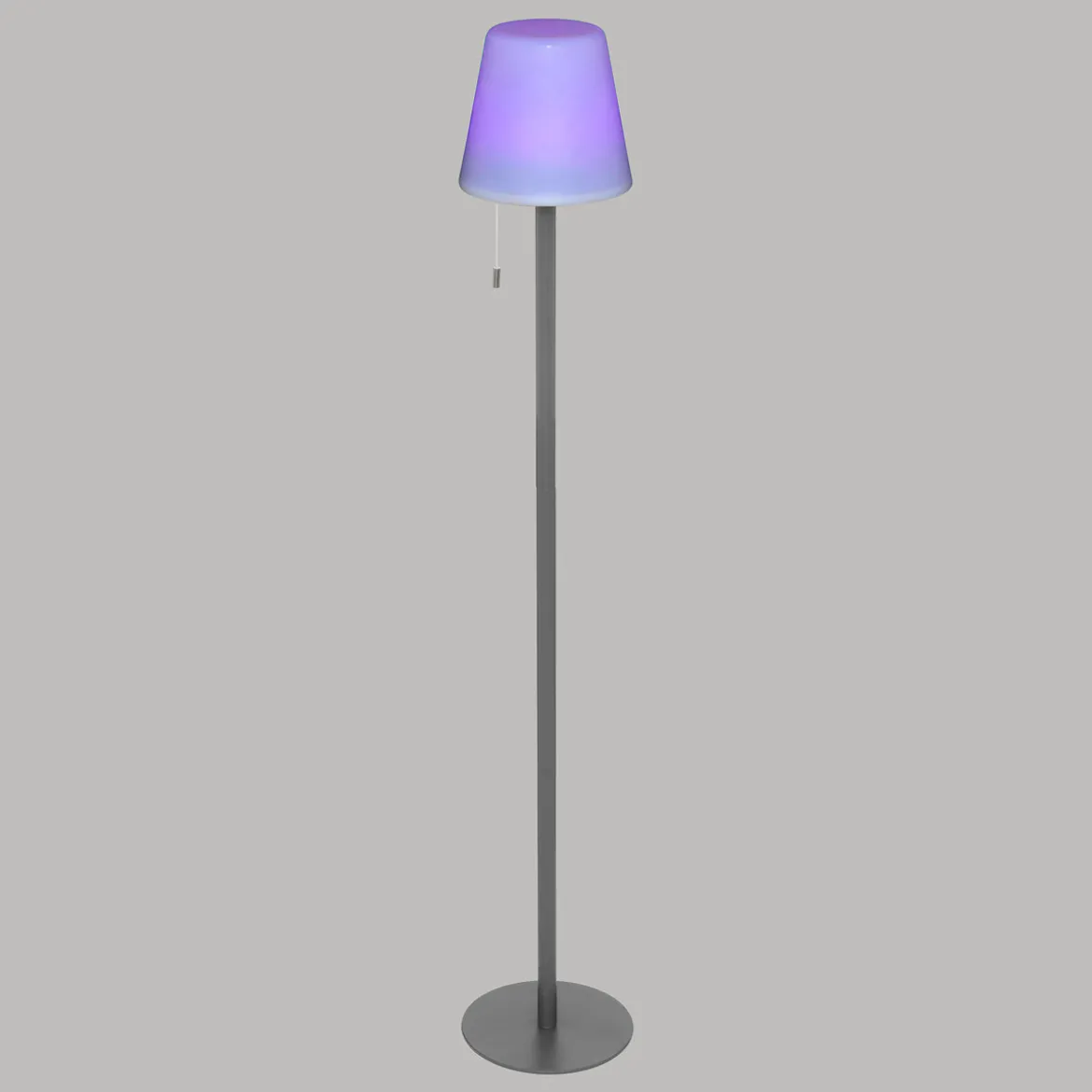 Lampadaire d'extérieur ZACK rechargeable USB Graphite