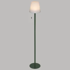Lampadaire d'extérieur ZACK rechargeable USB Vert olive