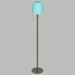 Lampadaire d'extérieur ZACK rechargeable USB Vert olive