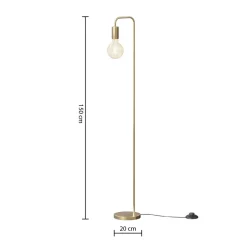 Lampadaire "Keli", métal