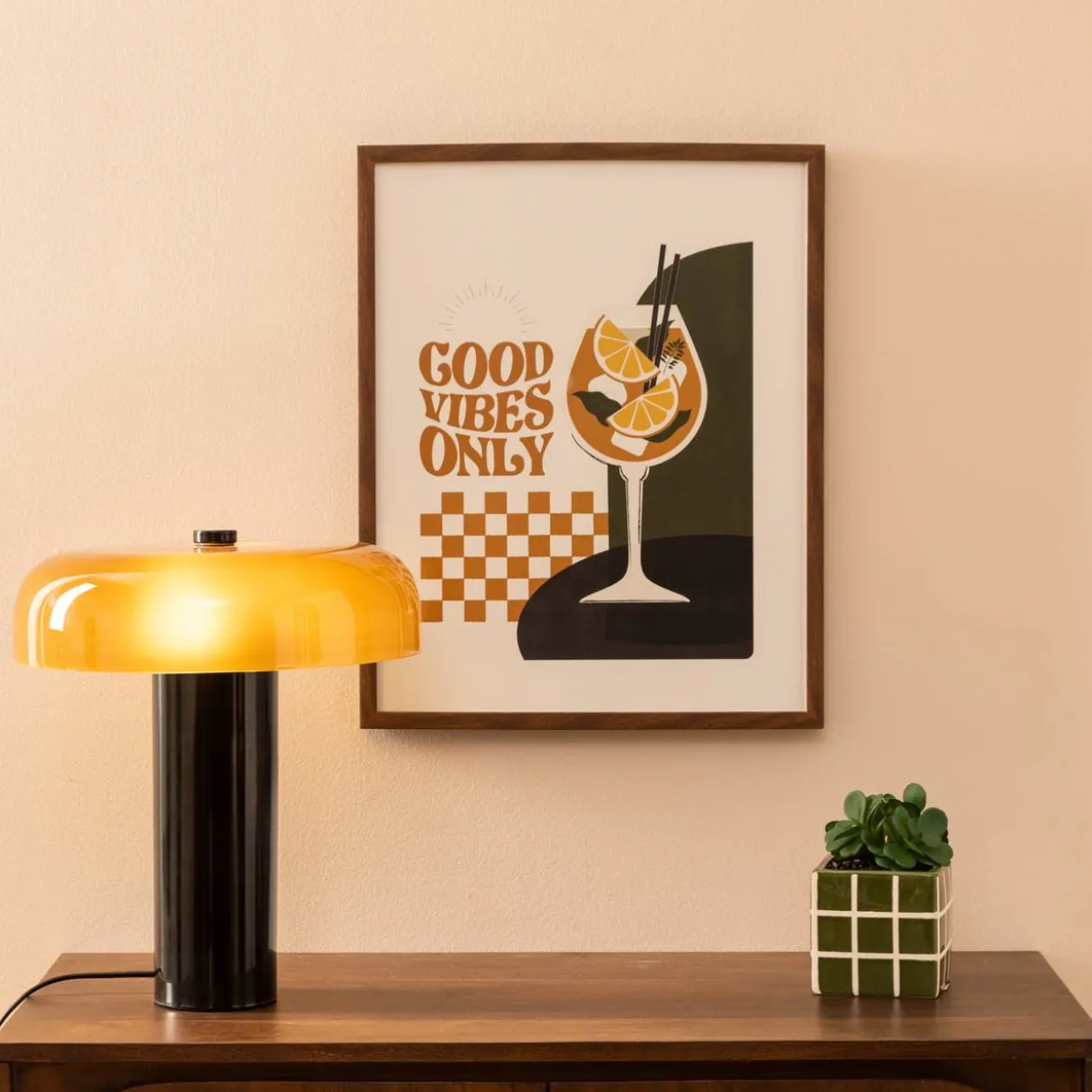 Lampe cylindrique "Jody"