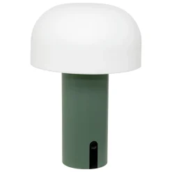 Lampe d'extérieur JANY rechargeable USB Vert olive & Noir