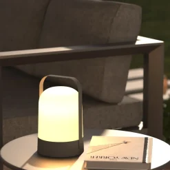 Lampe d'extérieur JERTA à pile Gris