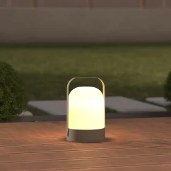 Lampe d'extérieur JERTA à pile Gris