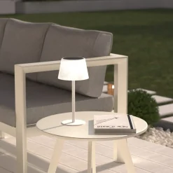 Lampe d'extérieur KATY rechargeable USB Blanc