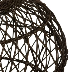Lampe d'extérieur solaire boule Noir