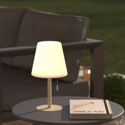 Lampe d'extérieur ZACK rechargeable USB Argile