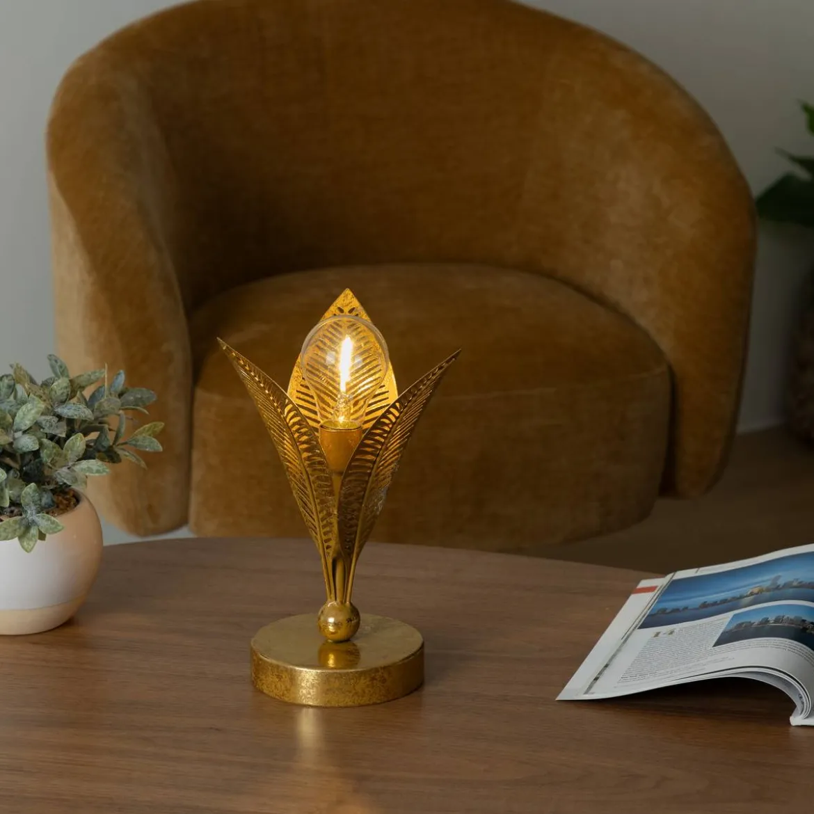 Lampe LED "Feuille"