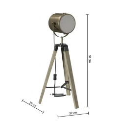 Lampe trépied 