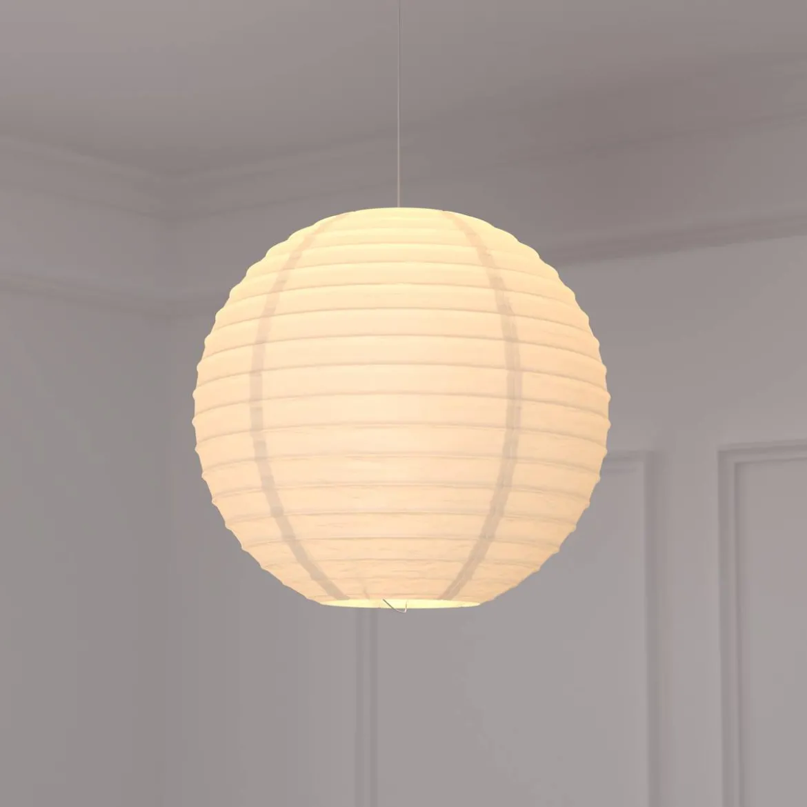 Lanterne boule papier