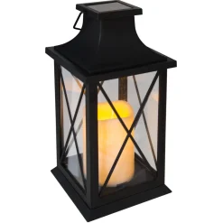 Lanterne d'extérieur MAIK solaire Noir