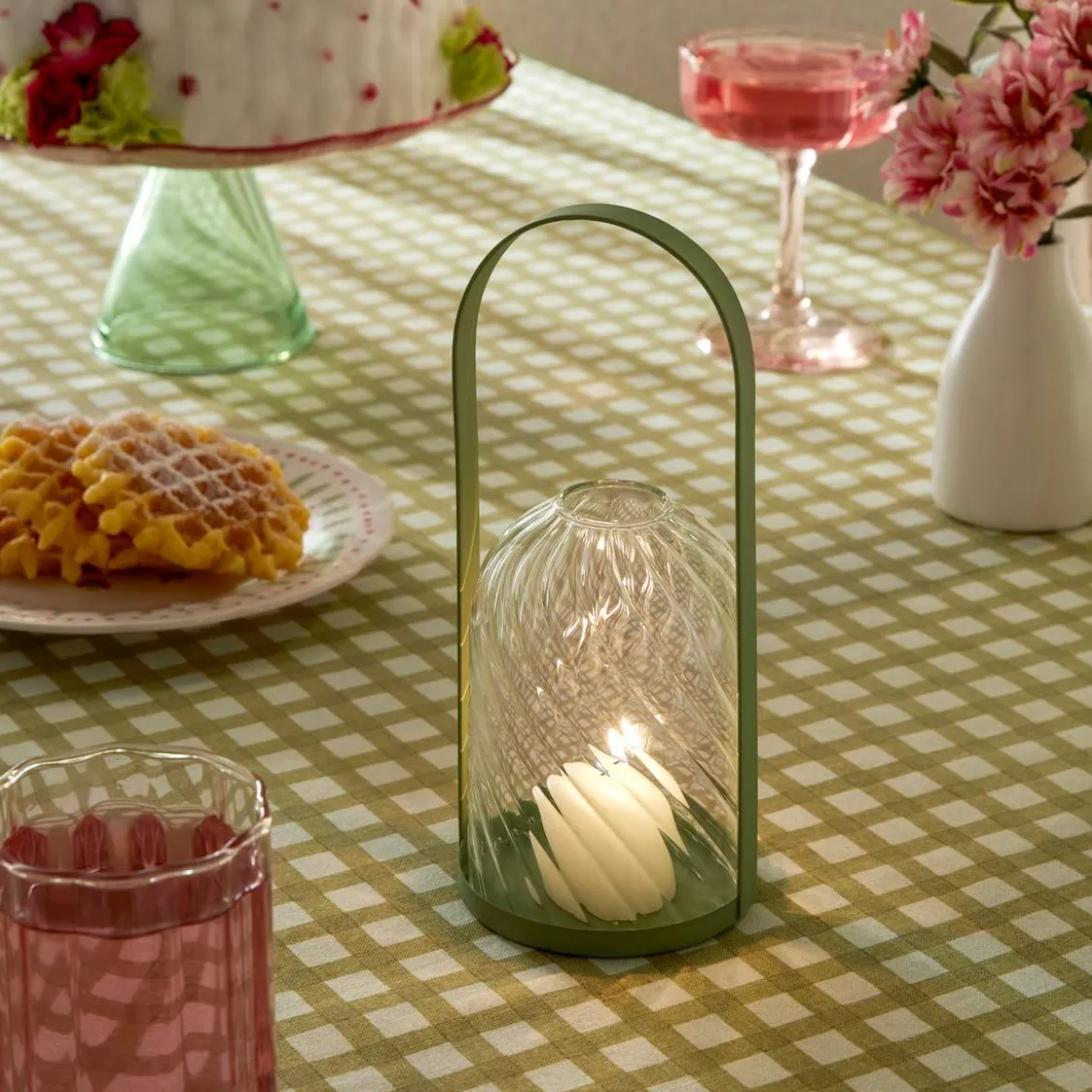 Lanterne "Fleur de rose"