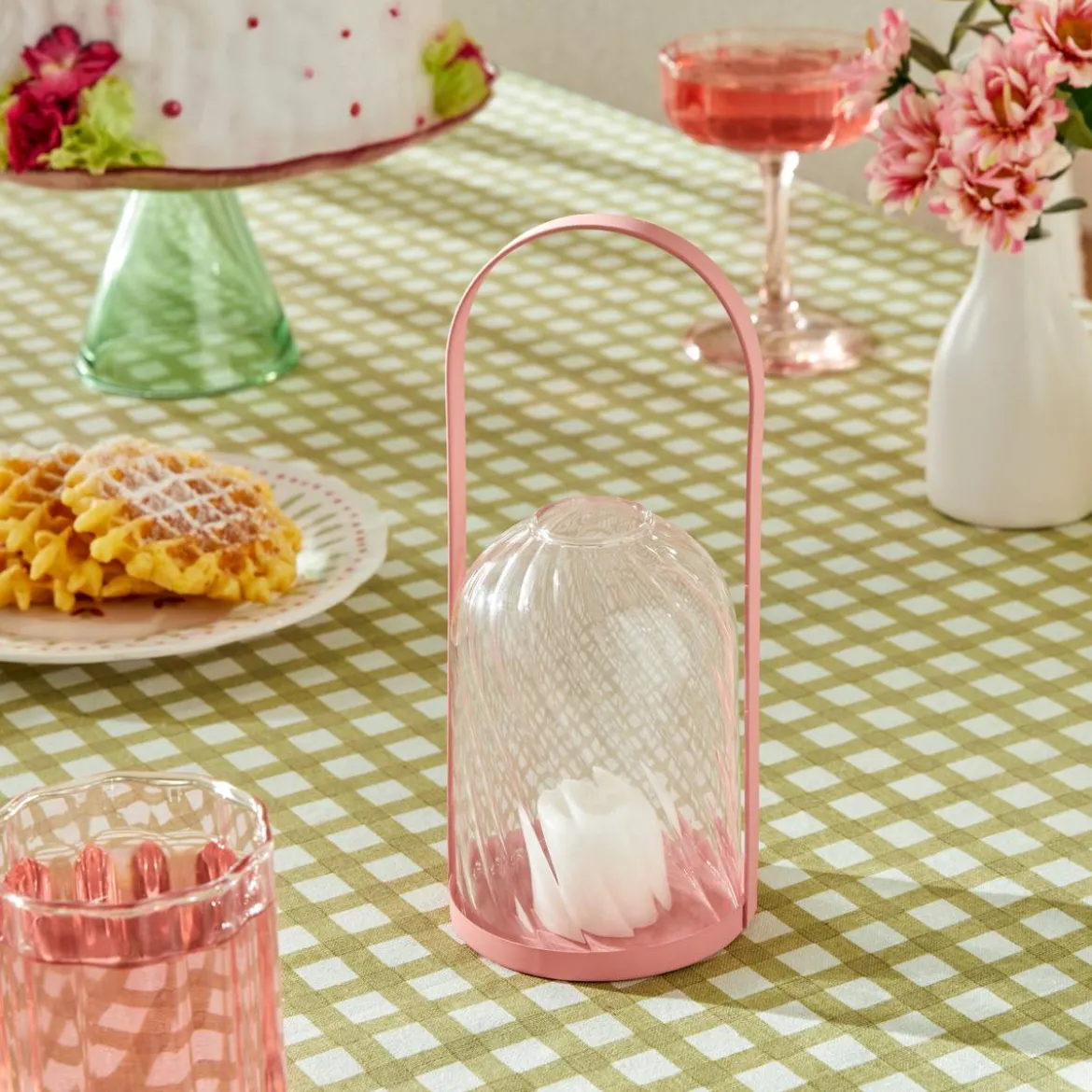 Lanterne "Fleur de rose"