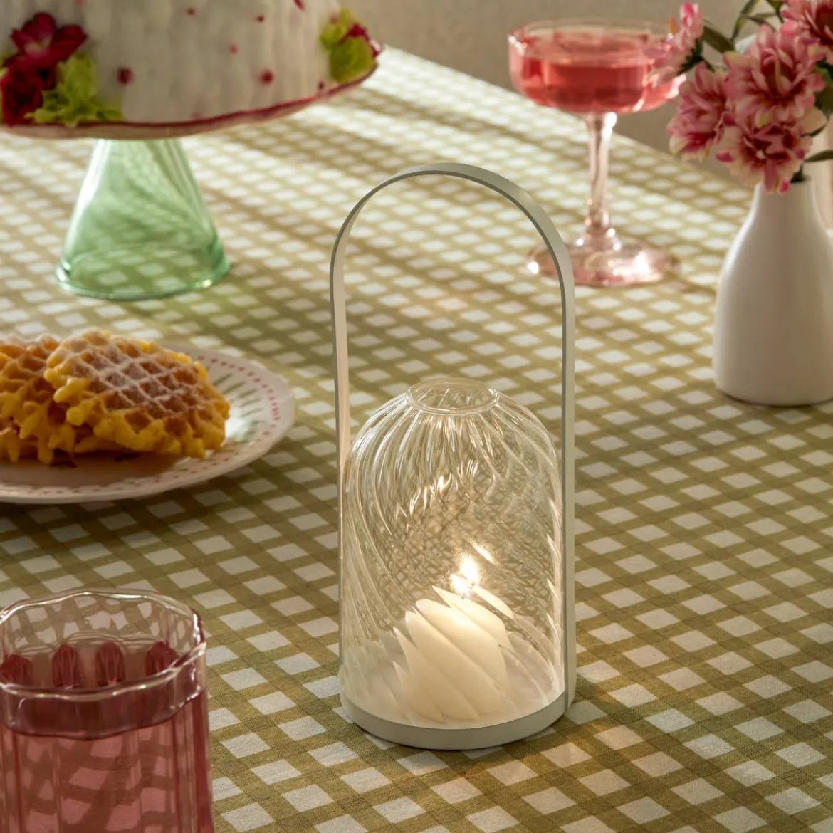 Lanterne "Fleur de rose"