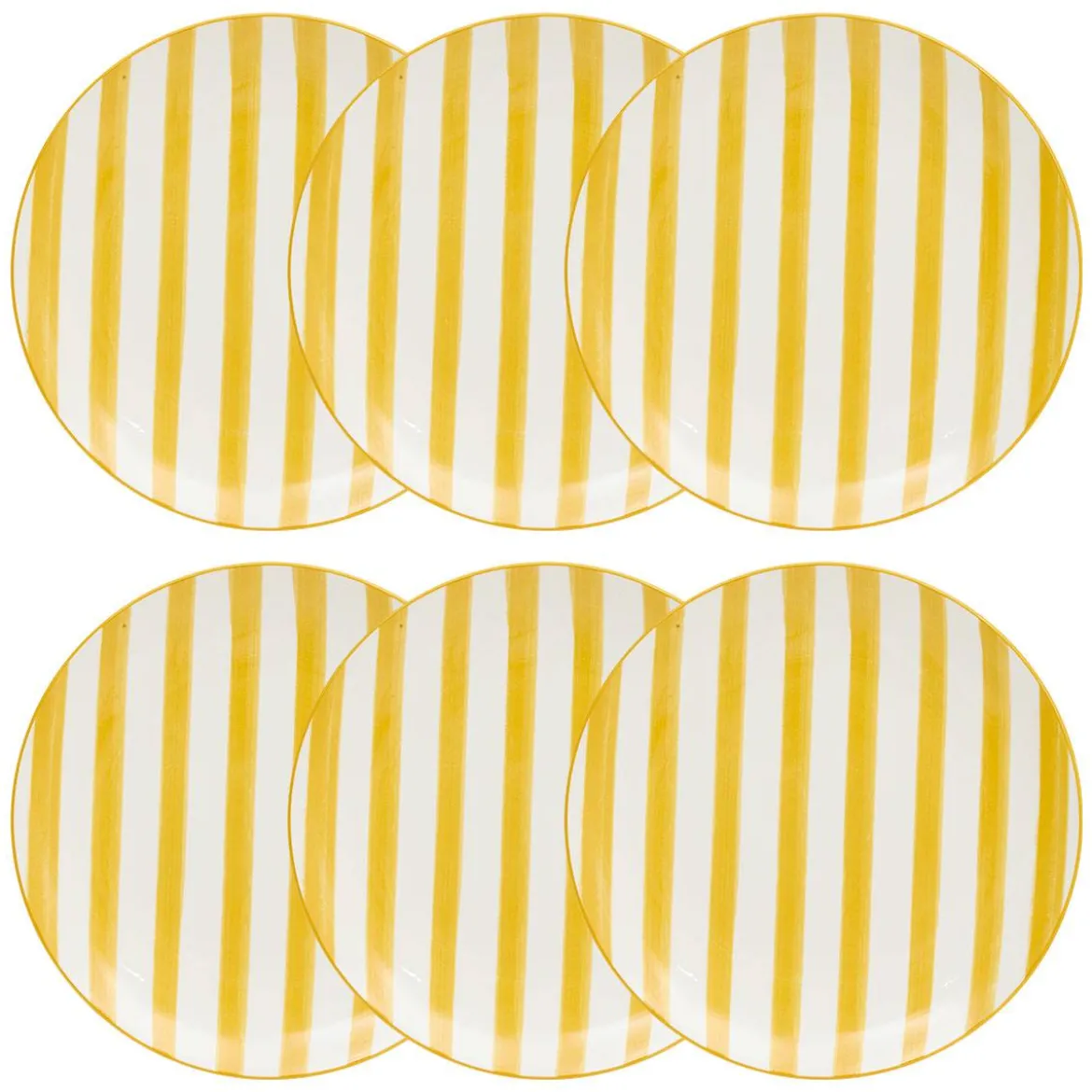 Lot de 6 Assiette plate "Charlie"