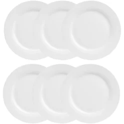 Lot de 6 assiettes à dessert 