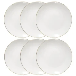 Lot de 6 assiettes à dessert 