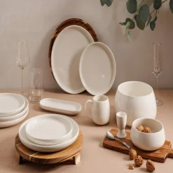 Lot de 6 assiettes à dessert "Nora"