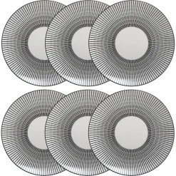 Lot de 6 assiettes à dessert "Lunis"
