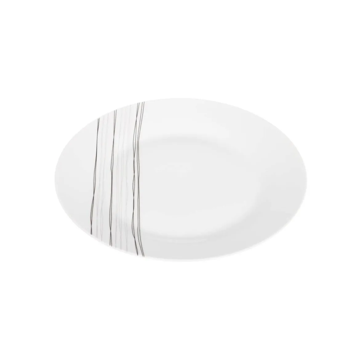 Lot de 6 assiettes à dessert "Lignes"