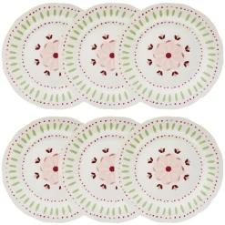 Lot de 6 assiettes à dessert