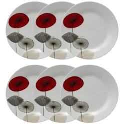 Lot de 6 assiettes à dessert "Osara"