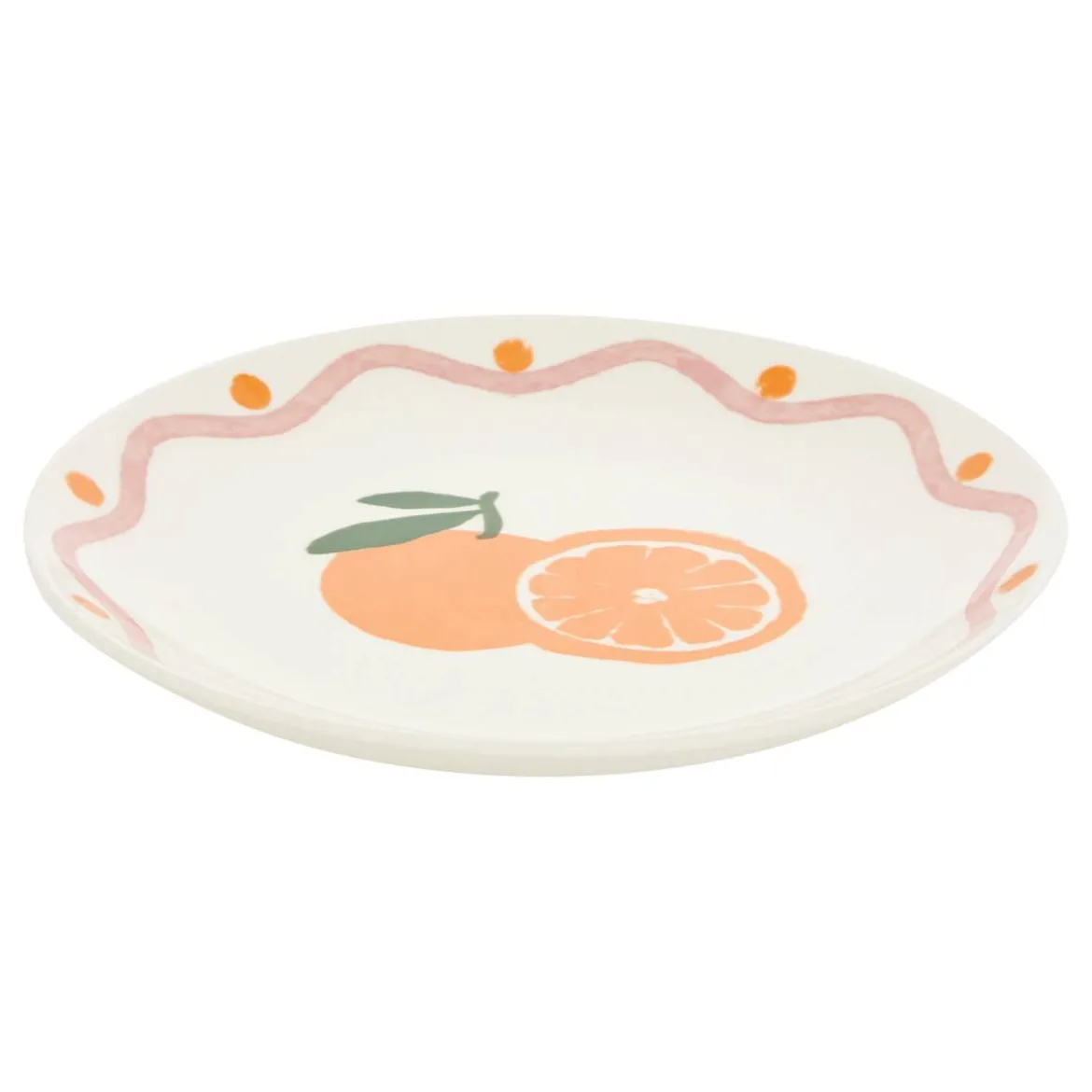 Lot de 6 assiettes à dessert "Fruity"