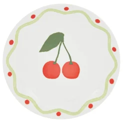 Lot de 6 assiettes à dessert  "Fruity"