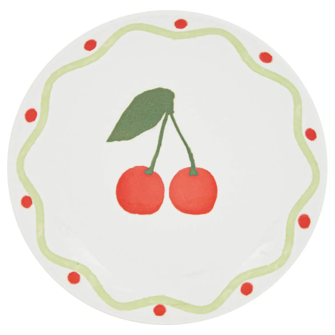 Lot de 6 assiettes à dessert "Fruity"