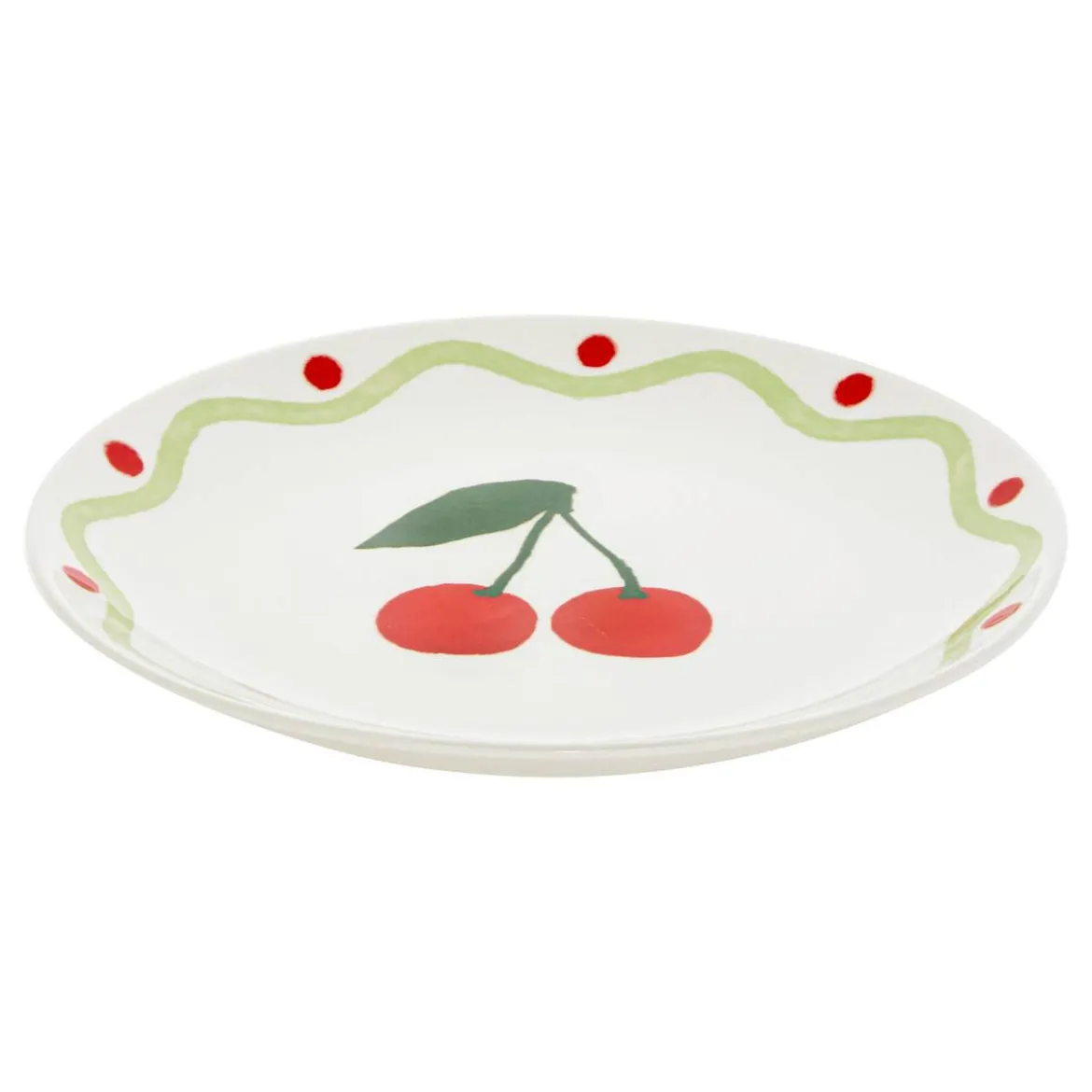 Lot de 6 assiettes à dessert "Fruity"
