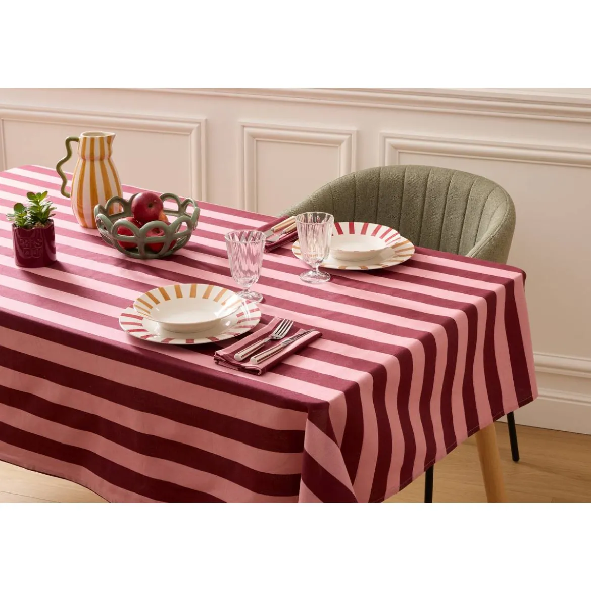 Lot de 6 assiettes à dessert "Cheri"
