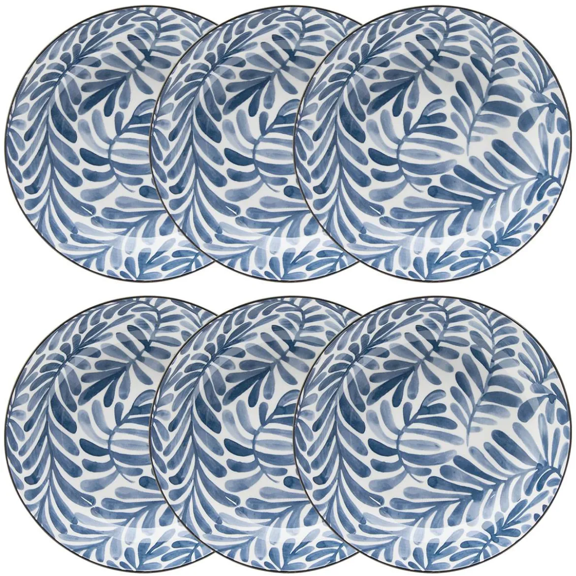 Lot de 6 assiettes creuses "Umami"
